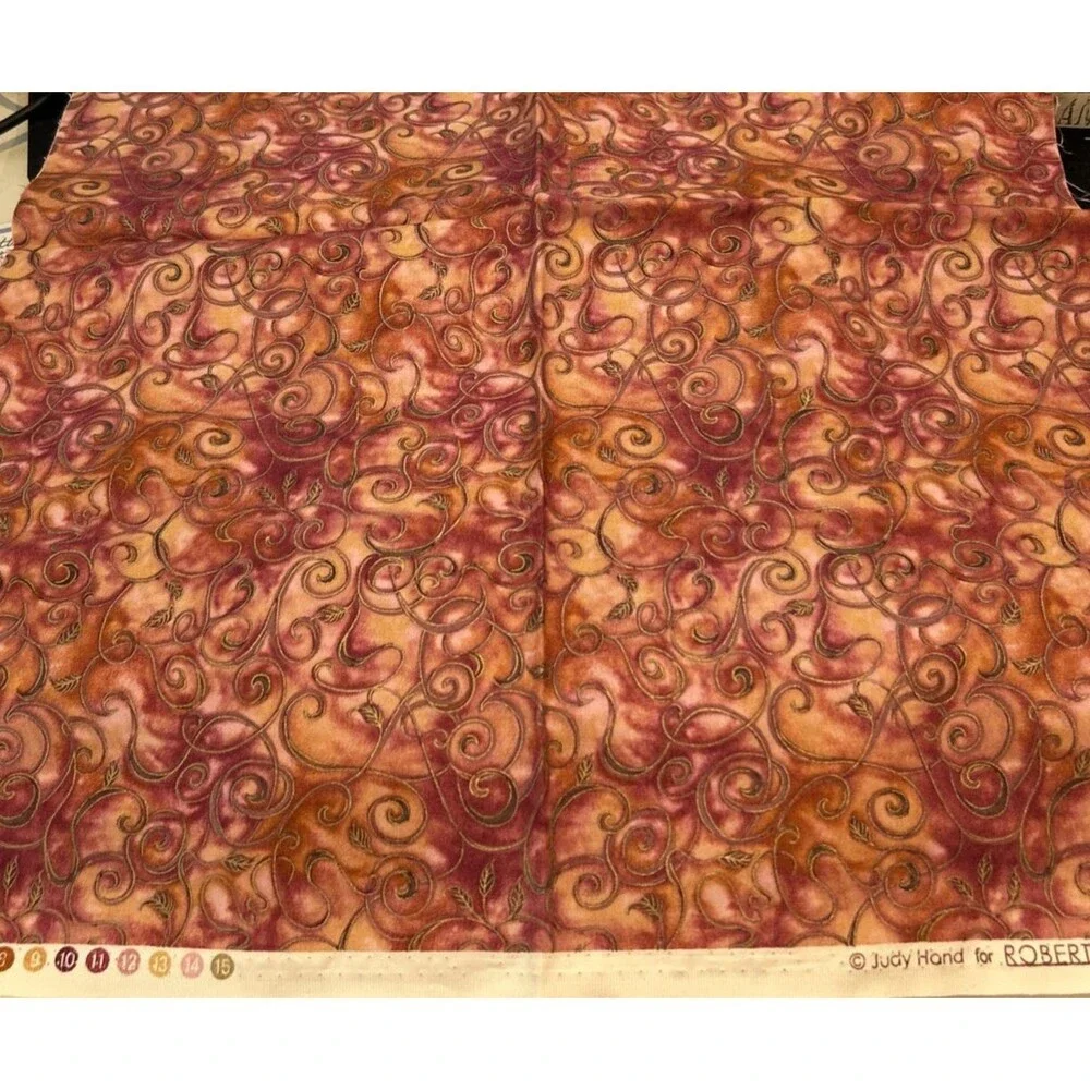 Batik Sunset Colors Fabric Lot Quilting Crafts Sewing Art Project Cotton 4 Pc